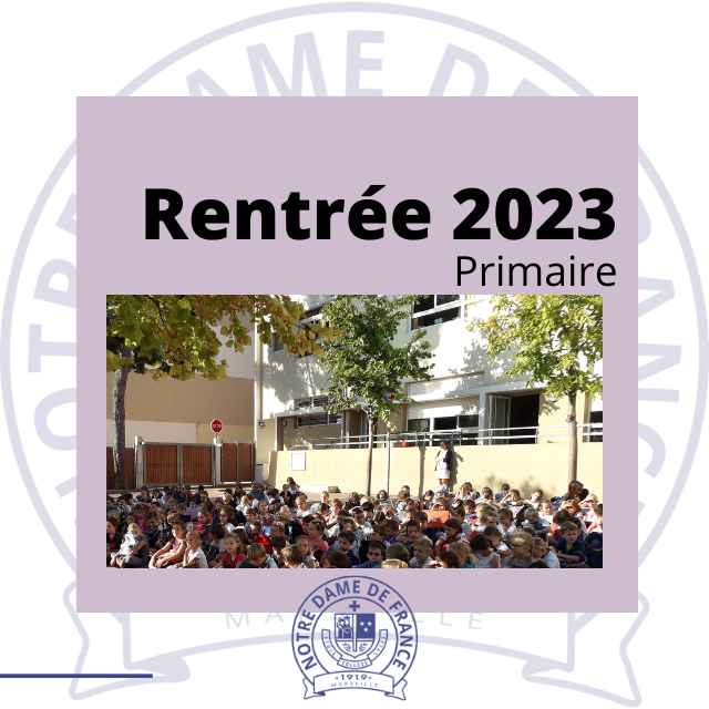 RENTREE DES CLASSES 2023