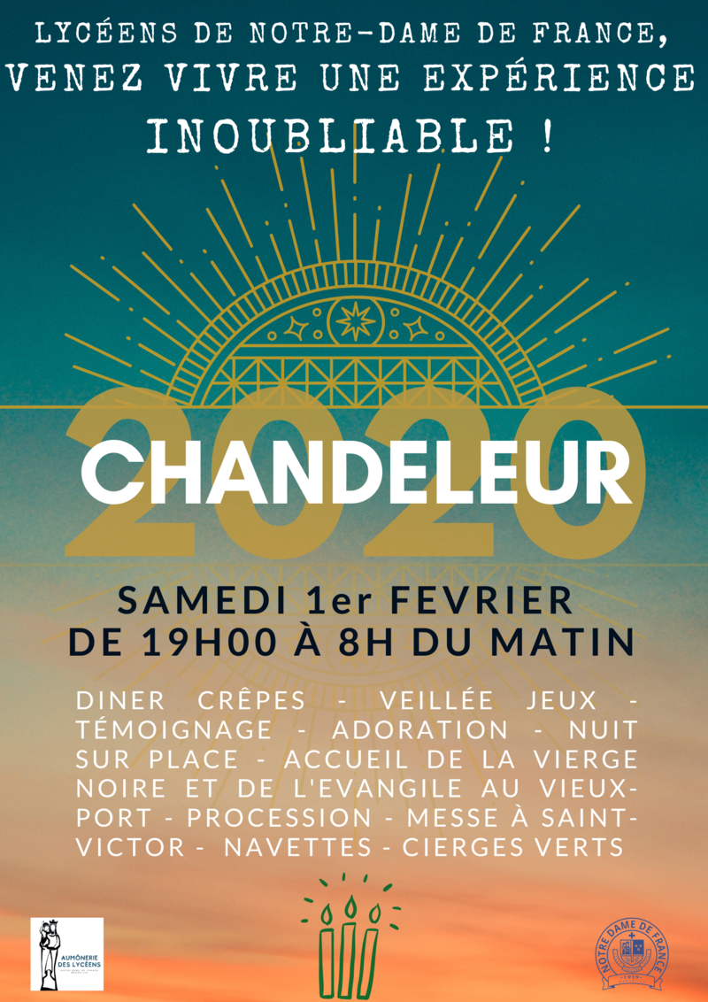 Fête de la Chandeleur Bienvenue au Cours NotreDame de France Ecole