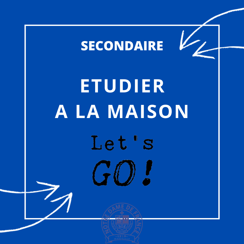 Etudier à la maison - secondaire