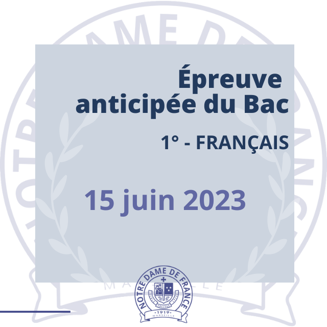 Bac de Français - 1°