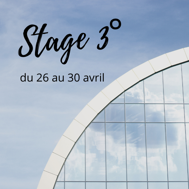 Stage 3° - collège