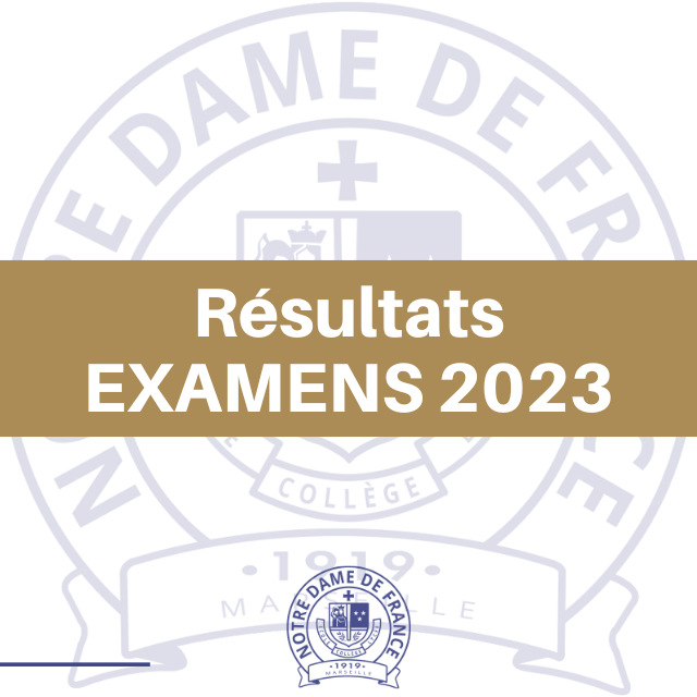 Résultats aux examens 2023