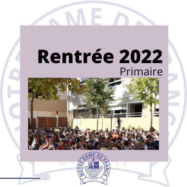 Rentrée 2022 - Primaire