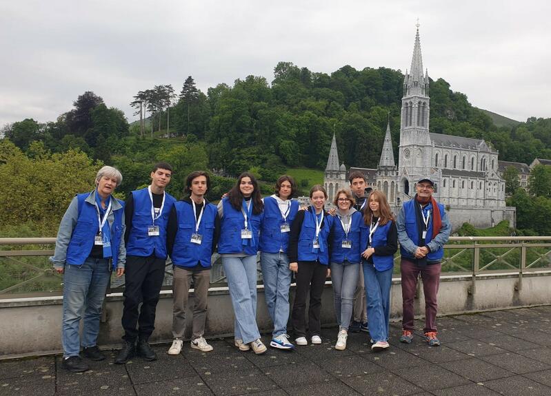 Pèlerinage diocésain à Lourdes pour les lycéens de NDF !