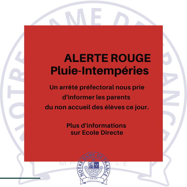 Fermeture Etablissement - 4 octobre 2021