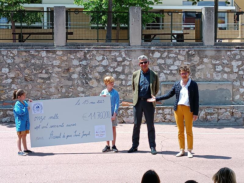 OPÉRATION CARÊME - Remise du chèque