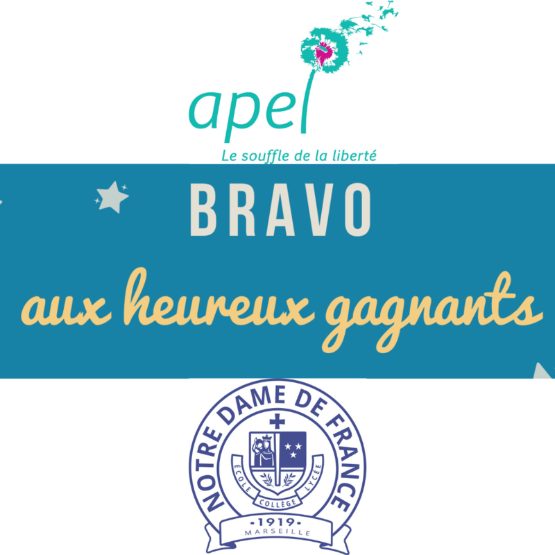 Résultats Tombola du 8 décembre