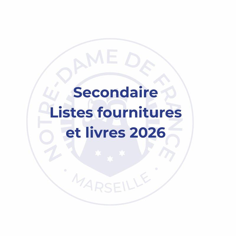 COLLÈGE - LYCEE - Listes livres & fournitures - RENTREE 2026